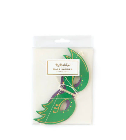 Mardi Gras Mask Garland