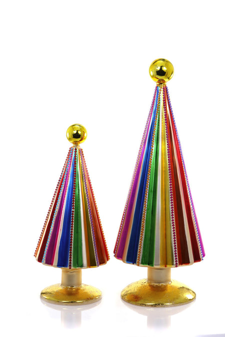 Wide Spectrum Glass Christmas Tree