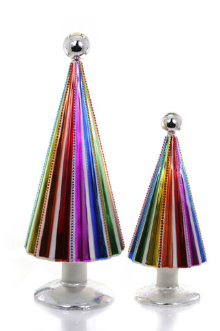 Wide Spectrum Glass Christmas Tree