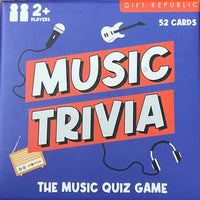 Music Trivia Mini Card Game