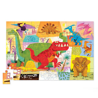 50 Piece Dino World Puzzle Tin
