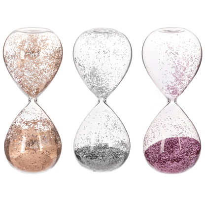 Decorative Glitter Glass Timer
