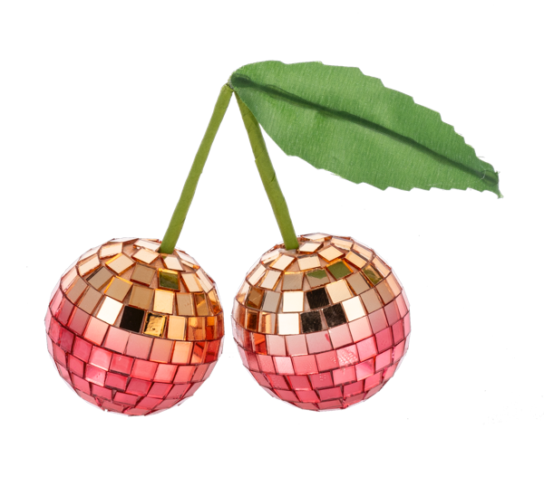 Disco Cherries Figurines