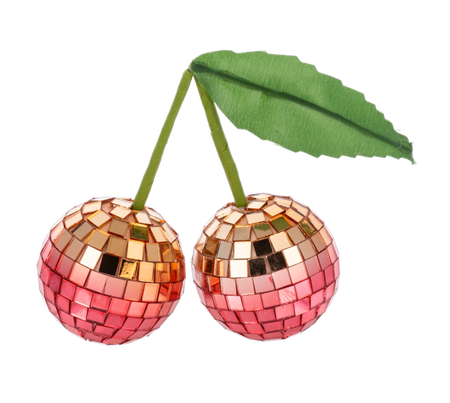 Disco Cherries Figurines