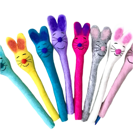 Felt Bunny Pencil Topper