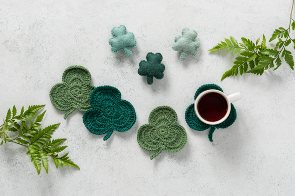 Mini Wool Shamrock