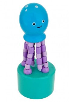 Wooden Ocean Push Puppet