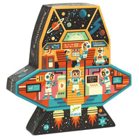 Silhouette Space Station Puzzle 54 Piece Puzzle| Djeco