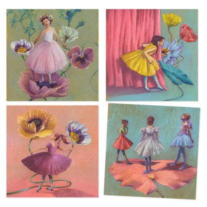 Inspired by Edgar Degas | Wax Pastels | The Ballerina