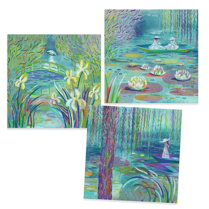 Inspired by Claude Monet | Wax Pastels