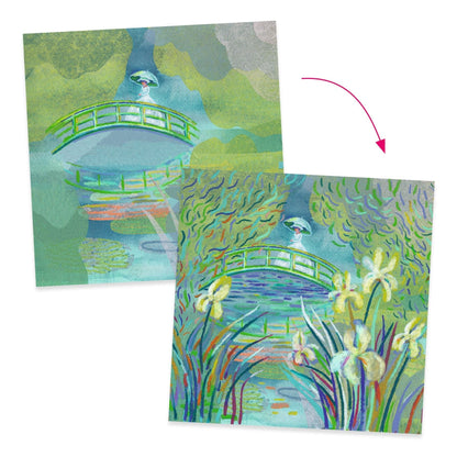 Inspired by Claude Monet | Wax Pastels