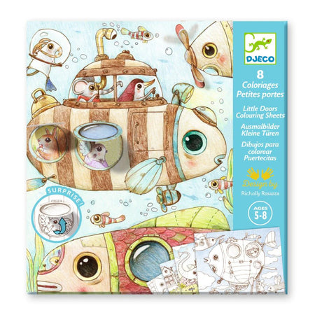 Little Doors Coloring Sheets