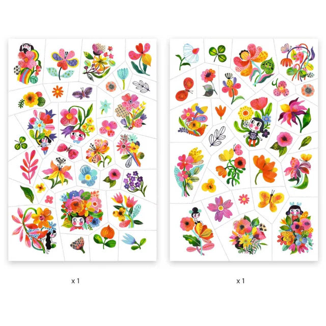 Djeco Tattoos - Aqua Flor