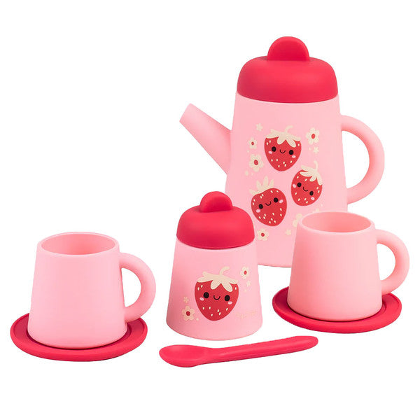 Strawberry Patch Silicone Tea Set