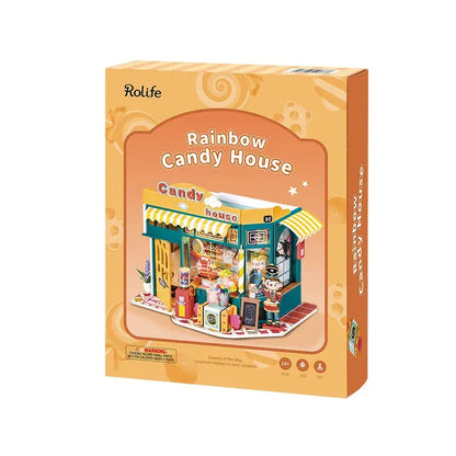 DIY Rainbow Candy House