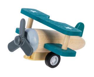 Wooden PullBack Plane Racer