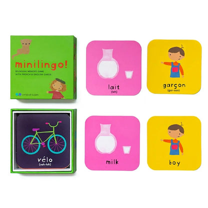 Minilingo Bilingual Flashcards | French & English