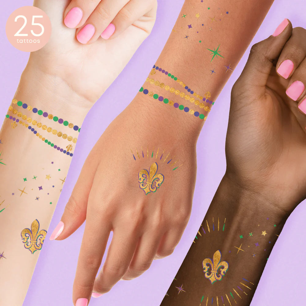 Flash Tattoos | Margi Gras Magic