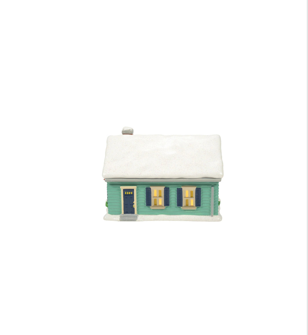 The Blue House on James Street | Peanuts | Department 56