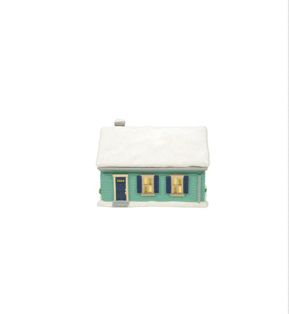 The Blue House on James Street | Peanuts | Department 56