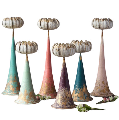 Vesuvius Candle Holder | Small Blue