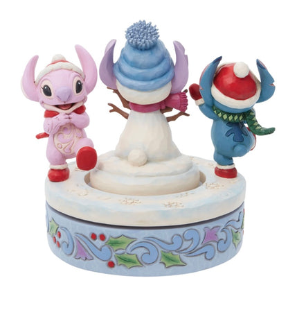 Disney Traditions “Stitch and Angel Build a Snowman”