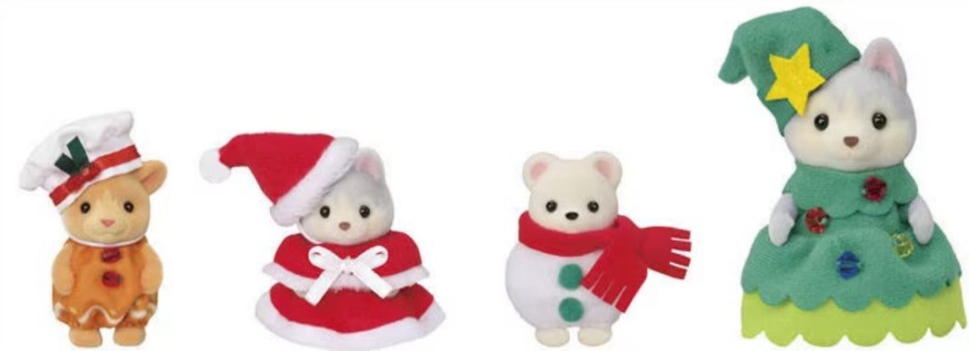 Calico Critters Happy Christmas Friends