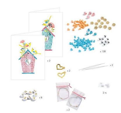 You & Me Beads and Jewelry Love Letters Threading Bracelet Kit
