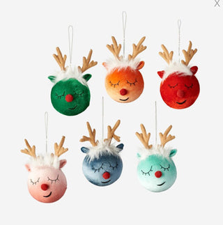 Reindeer Fabric Head Ornament | One Hundred 80 Degrees