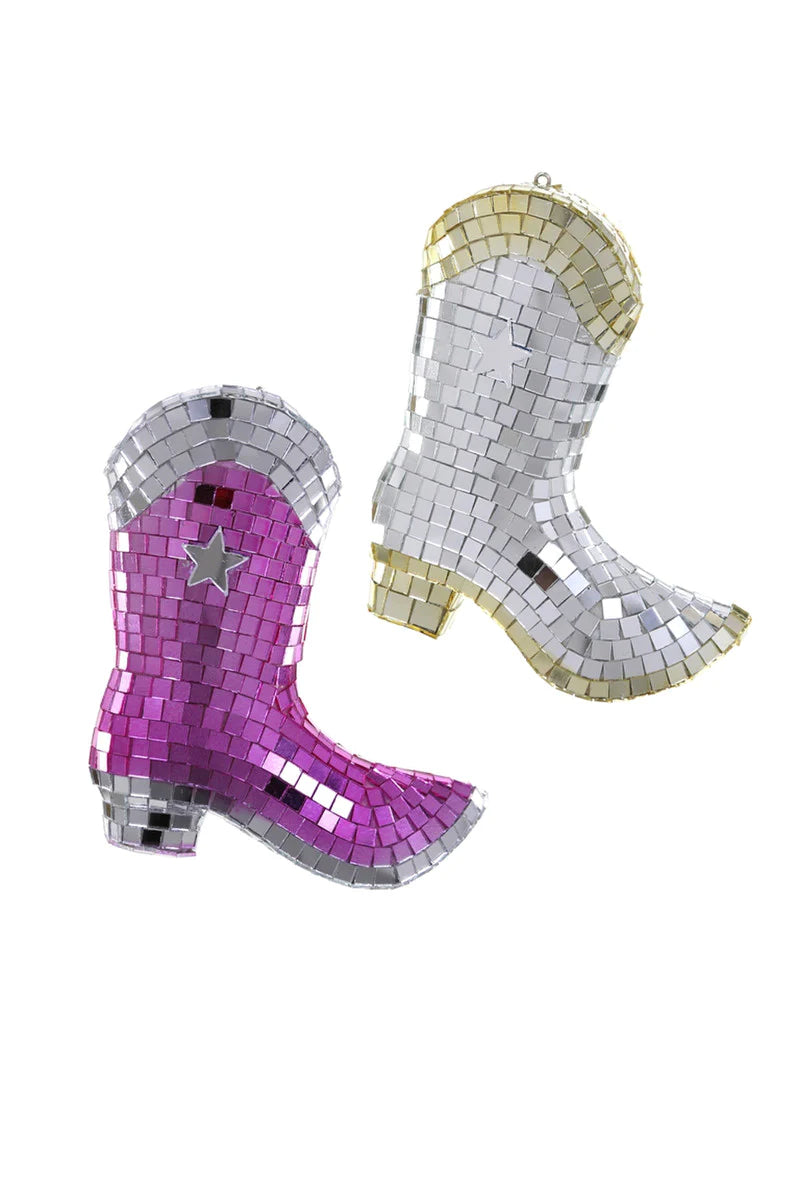 5" Disco Boot Ornament