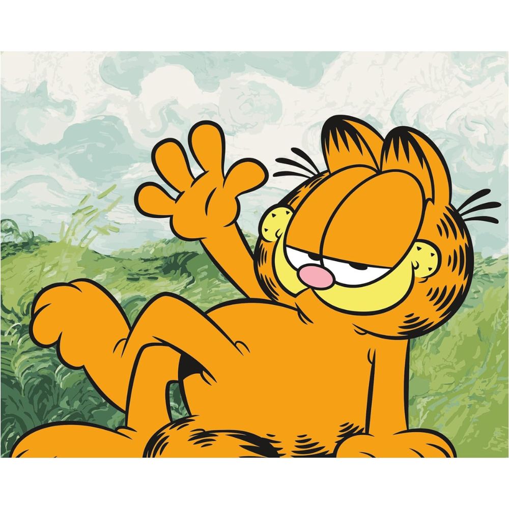 Garfield Art By Numbers Painting Kit | 16" x 20"