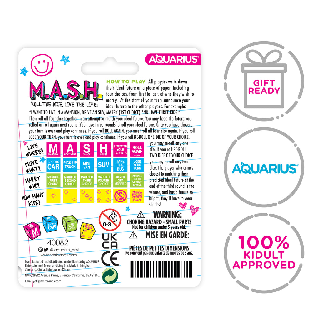 MASH Dice Rolling Game (4 Dice)