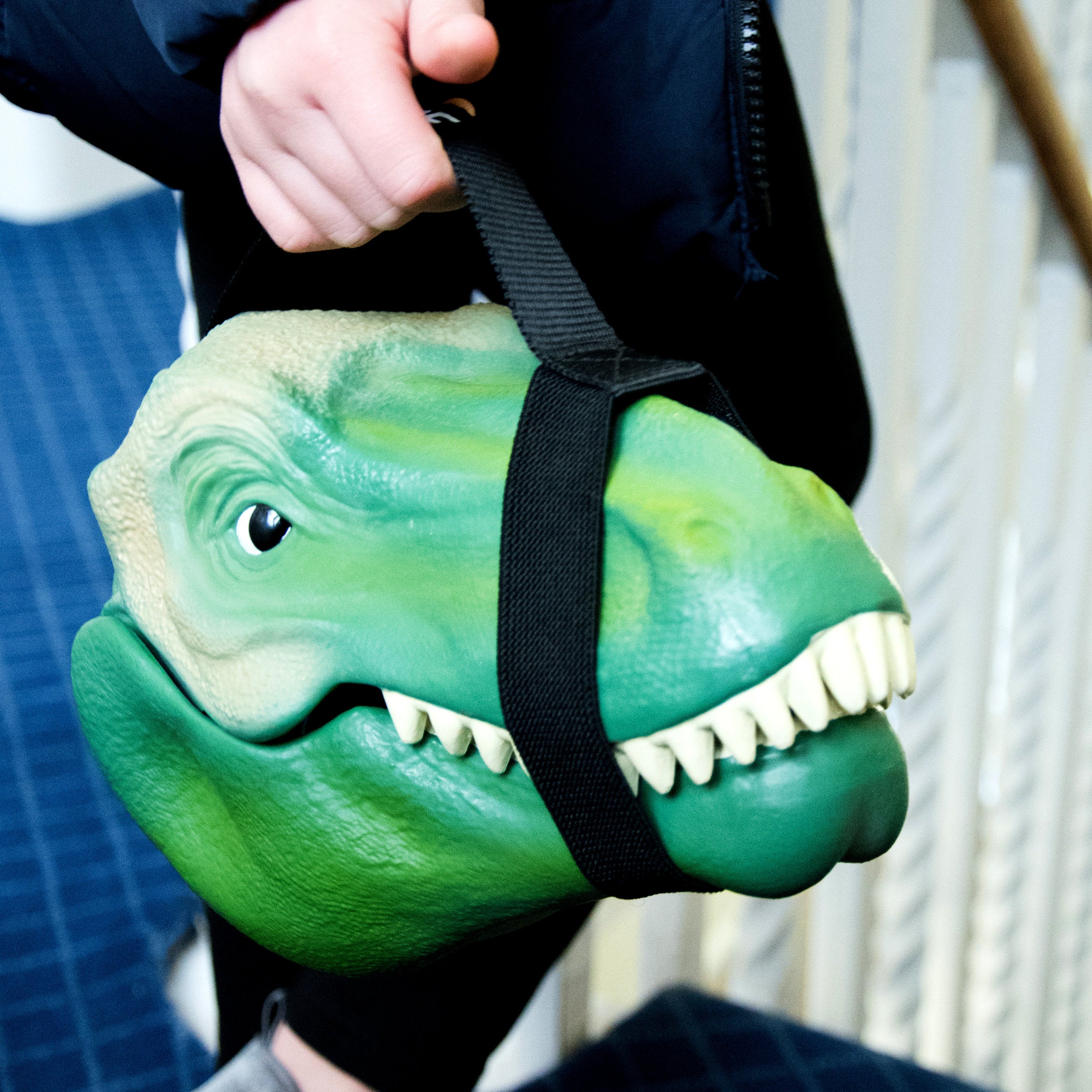 Dinosaur Lunch Box Kids Dinosaur Head Toy Storage Dino Case For