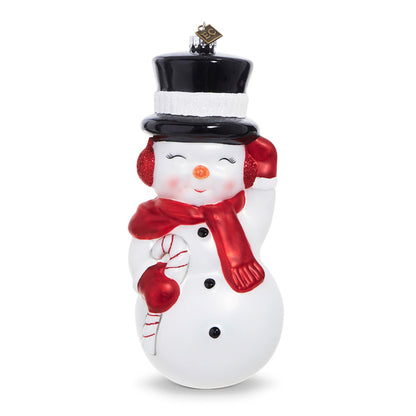 Snowman Blow Mold Ornament - 8"m