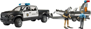 Bruder RAM 2500 Police Truck with Boat - 2507