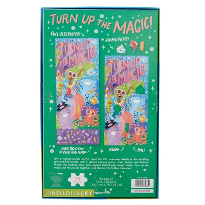 TURN UP THE MAGIC SEEK + FIND PUZZLE