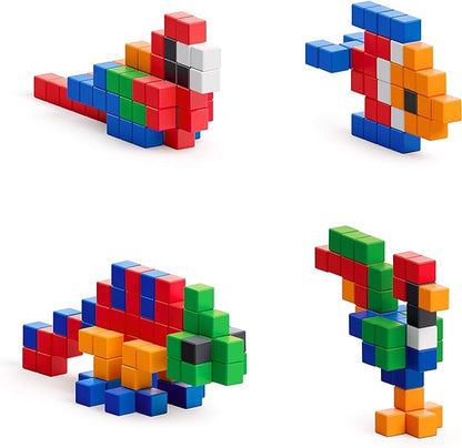 Magnetic Blocks - Bright Animals