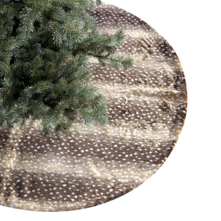 Raz 48” Fawn Faux Fur Tree Skirt