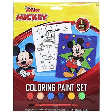 Disney Junior Mickey Mouse Coloring Paint Set