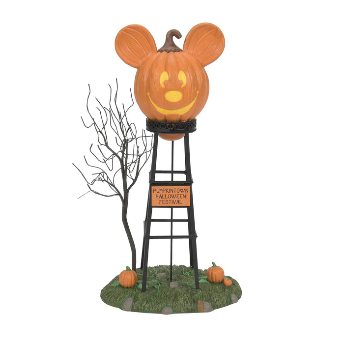 Department 56 | Disney Mickey Pumpkintown Halloween Water Tower