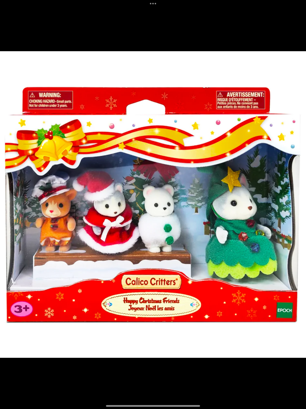 Calico Critters Happy Christmas Friends