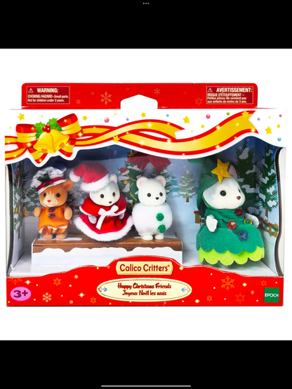 Calico Critters Happy Christmas Friends