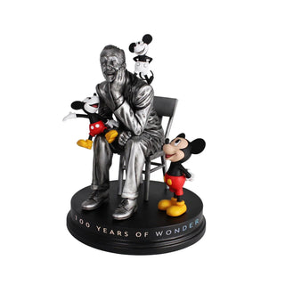 Disney 100 Years of Wonder Walt Disney and Mickey Through the Years Figure