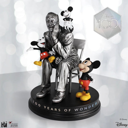 Disney 100 Years of Wonder Walt Disney and Mickey Through the Years Figure