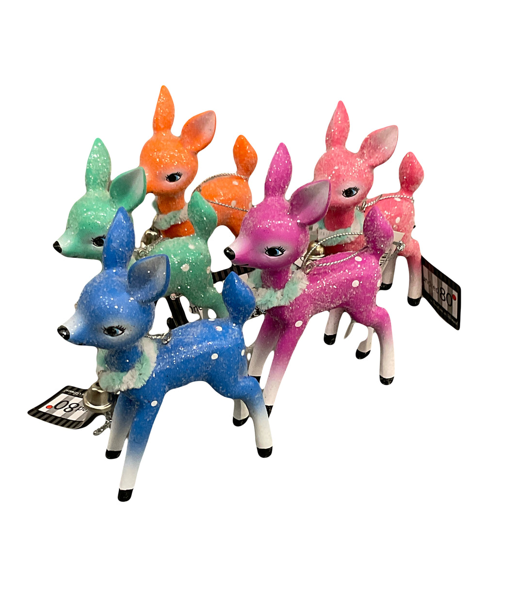 Christmas Glitter Deer Ornament