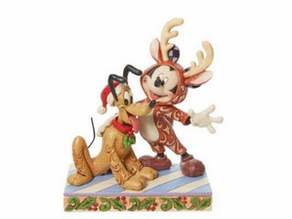 Disney Traditions Festive Friends Figurine