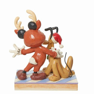 Disney Traditions Festive Friends Figurine