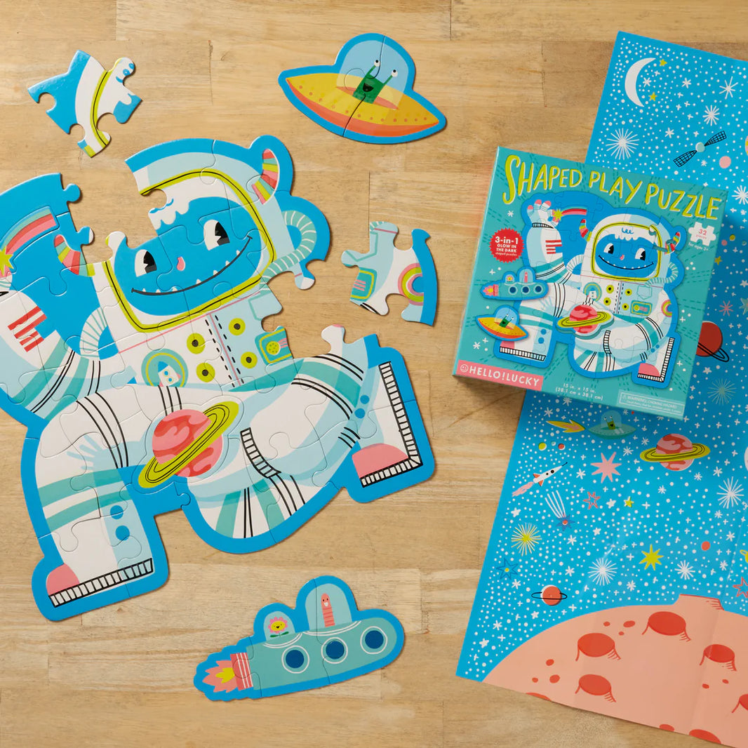 Yeti Shaped Play Puzzle