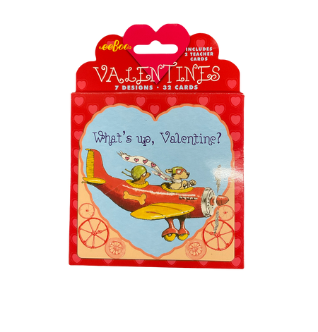 Eeboo “What’s up Valentine” Valentines Day Cards