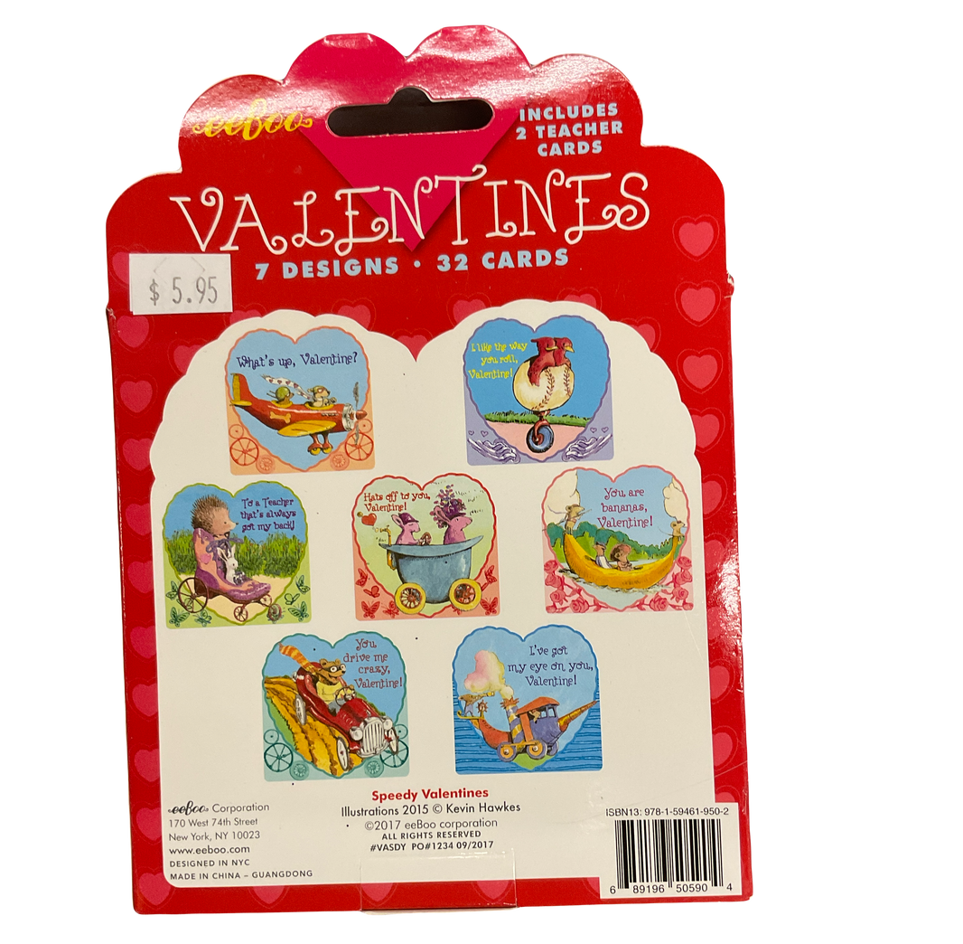 Eeboo “What’s up Valentine” Valentines Day Cards